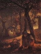 Spring Grape garden Jean Francois Millet